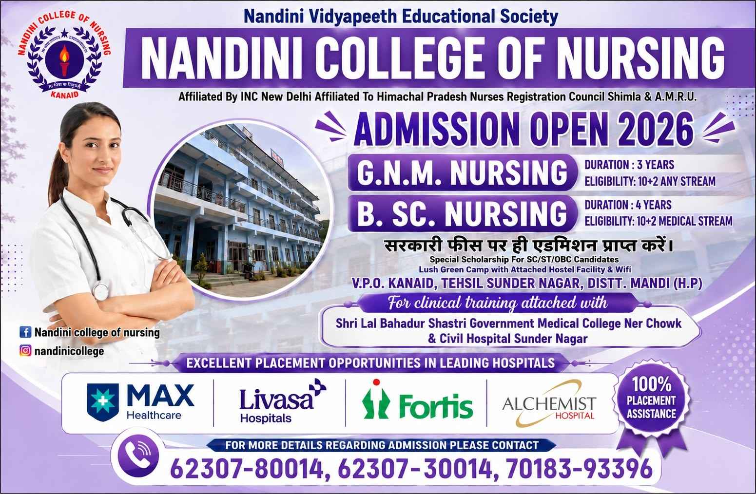 Nandini College of Nursing